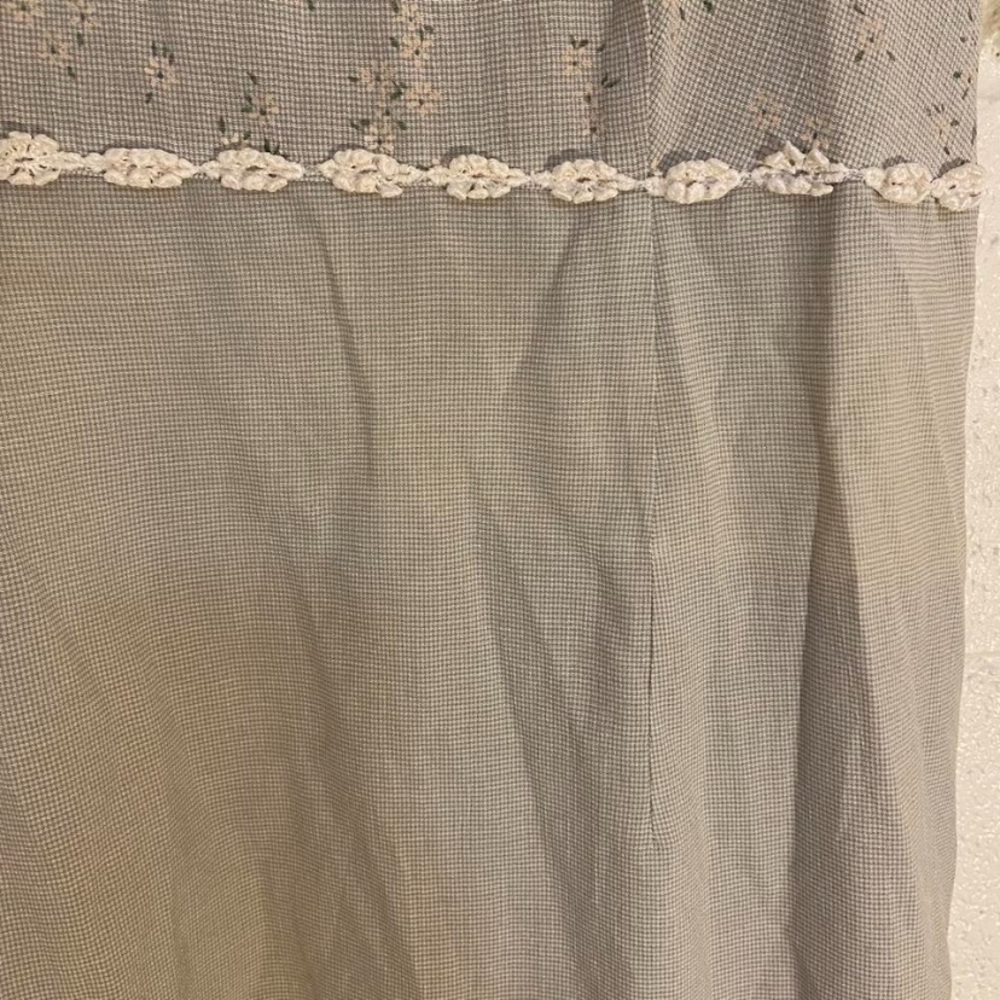 Vintage Gingham Babydoll Dress Size XL D.B.Y. - Picture 2 of 5